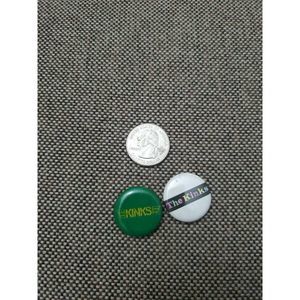 The Kinks 2 Pinback Buttons Rare Vintage